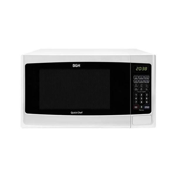 MICROONDAS 28 L DIGITAL CON GRILL BLANCO B228DB9 BGH - La Red Equipamientos