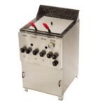 Freidora de pie 33 Lts triple inyeccion Ge 045, Sol Real