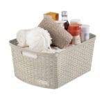 Canasta plástica organizadora alta Shia 12 Lts taupe 9948-XP, Rimax