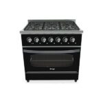 Cocina 6 H 86 Cm Versatil black puerta vidrio Gn CV86 BV 6H, Fornax