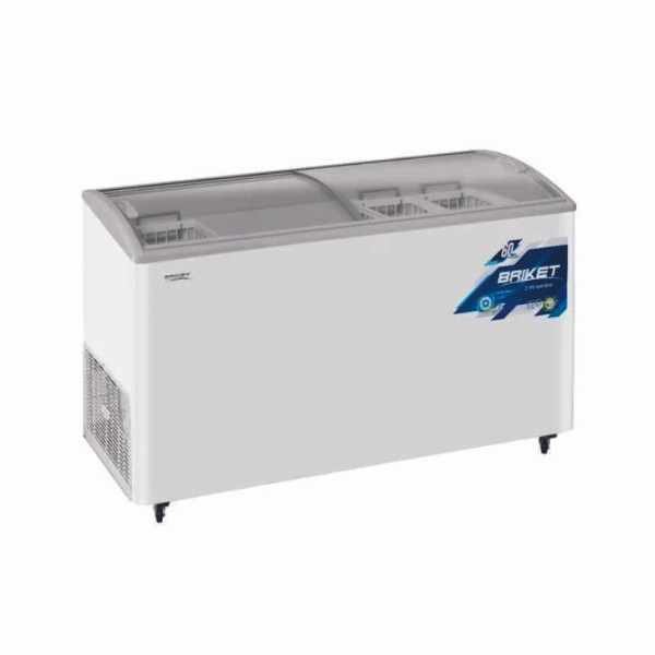 xr:d:DAFWO-6a_Uk:136,j:45468022715,t:23011911 Freezer 440 Lts horizontal tapa vidrio plano recto TVH-4500 BL HC A1 Briket - Imagen 1