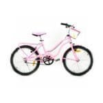 Bicicleta rod 20 Stars dama con portaequipaje rosa 602, Enrique