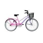 Bicicleta rod 24 playera Alba dama luxe rosa y lila 6059, Stark