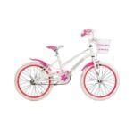 Bicicleta rod 20 playera SmileMaker dama blanca y fucsia 6033, Stark