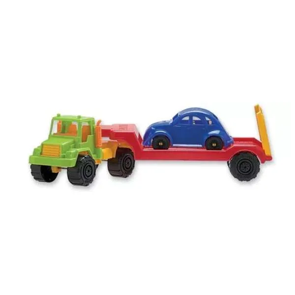 1178-min Camion de juguete transportador con 1 auto Mini Track, Duravit - Imagen 1