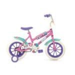 Bicicleta rod 12 Love nena rosa,celeste y lila 6008, Stark