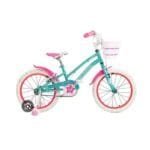Bicicleta rod 20 playera SmileMaker dama verde aqua y rosa 6033, Stark