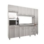 Cocina compacta cálida 2.15 Mts jacaranda 326+Mesada 1.20x0.53 Mts 40, Orlandi