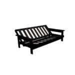Armazon futon negro OTDICANE, Defrance