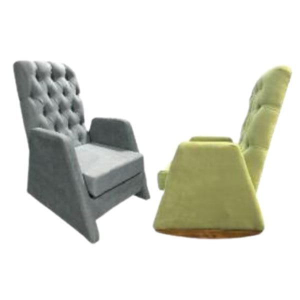 Sillon hamaca mecedora capitone ladrillo alpha Giuliette