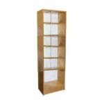 Caramelera de pie recta 20 divisiones roble/haya