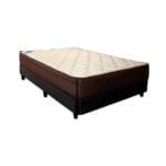 Conjunto 1.40x1.90x0.26 Mts espuma Gold Jackard con pillow crema (887P + UNI0557), Taurus