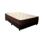 Conjunto 1.40x1.90x0.26 Mts espuma Gold Jackard con pillow crema (887P + UNI0557), Taurus