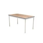 Mesa 1.20 Mts nebraska gris con patas en caño gris Dakot