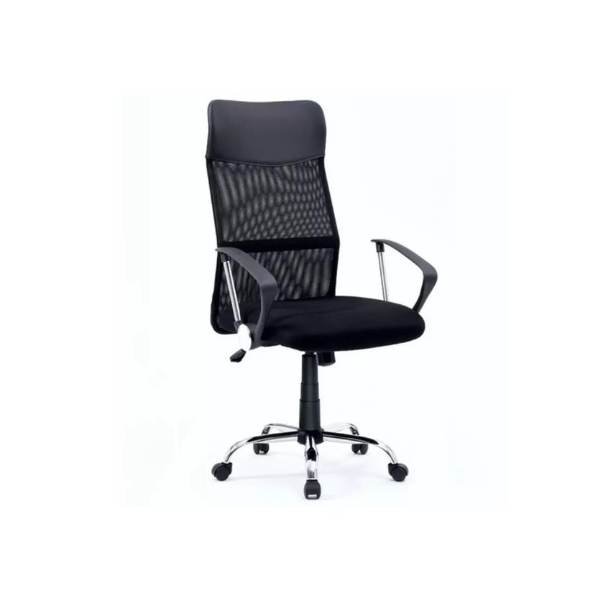 10889-min Silla de oficina ejecutiva negra PRSO61GR, Pram - Imagen 1