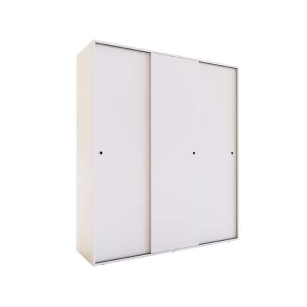 11563-min Placard 1.83x1.60x0.50 Mts 3 puertas blanco DEC03BR Delos - Imagen 1