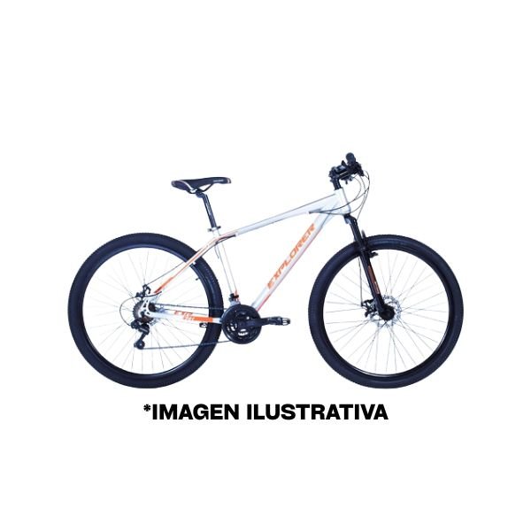 11603-min Bicicleta rod 29 talle 18" Explorer Adventure gris/blanca 715, Enrique - Imagen 1