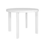 Mesa 0.90 Mts Guinea redonda blanca F413000 Garden Life