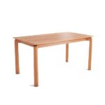 Mesa Rubi 1.50 Mts roble leriex MRU180 Pergamino muebles