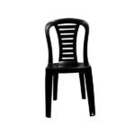 Silla Praga plastico negra sin apoyabrazos 12716 Quality