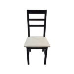 Silla desamable Barbie con asiento tapizado nogal DB 001/T, Dadone