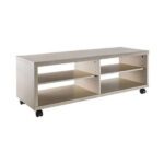 Mueble de madera con ruedas blanco OB-M4W One Box
