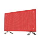 Vitroconvector electrico rojo PE-VC20RR, Peabody