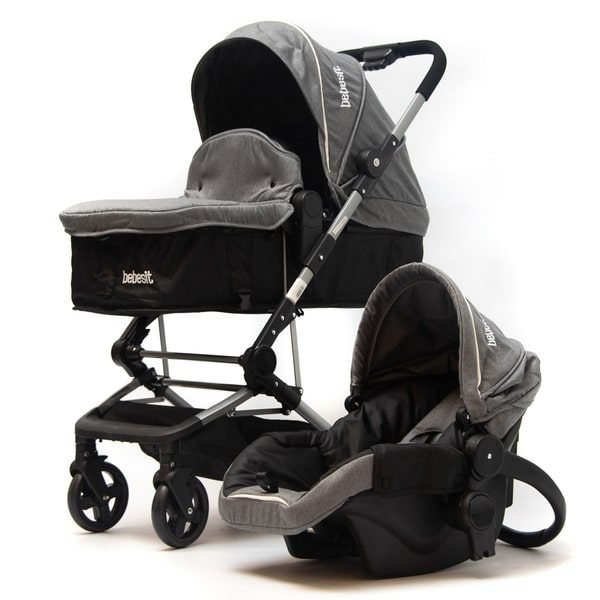 8559-min Coche 3 en 1 Sogno gris oscuro 1365TS-C Bebesit - Imagen 1