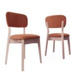 Silla Eyra nature ch bronze, Pergamino muebles