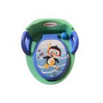 Pelela transparente con manija verde y azul PL-002, Latapy