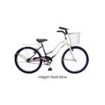 Bicicleta rod 24 Prado paseo blanca-rosa 3670D 040062, Gribom