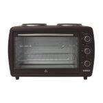 Horno electrico 45 Lts con doble anafe y spiedo negro EV-45HE 0740, Everest
