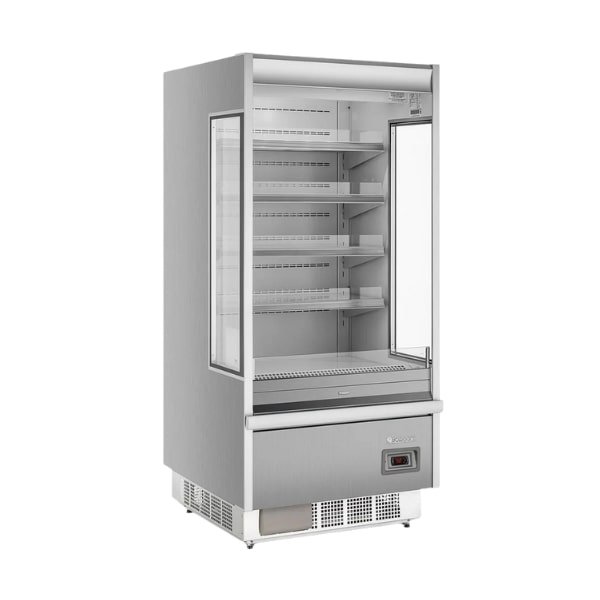 Exhibidora vertical refrigeradora abierta inox FSGST90I, Inr