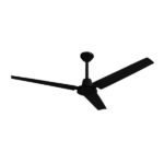 Ventilador de techo 3 palas de chapa negro AX3 1311, Everest