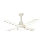 Ventilador de techo 4 palas de chapa con luz blanco EV-010L 1320, Everest