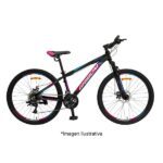 Bicicleta rod 26 talle 13.5" Sherwood dama negra-celeste-lila 2912XSD 040171, Gribom