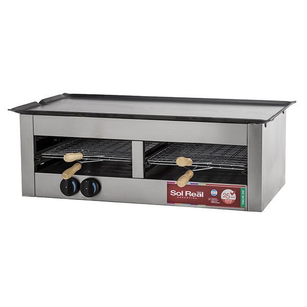 Carlitero doble con plancha eco Gauchito Ge 138, Sol Real